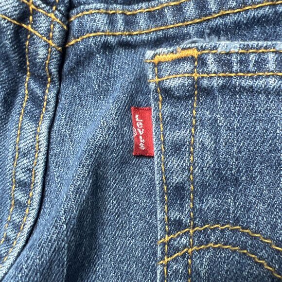 Levi's Special Edition Jeans Womens Junior 5M Blue Denim Distressed Low Rise - Picture 14 of 15